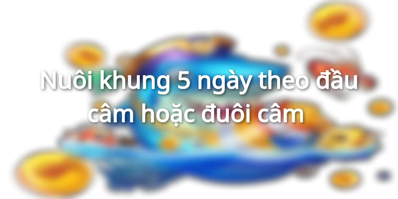 Nuôi khung 5 ngày theo đầu câm hoặc đuôi câm&nbsp;